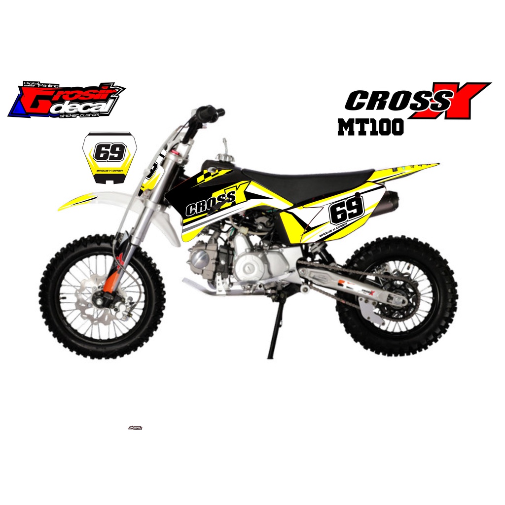 Sticker Decal Trail mini Viar 100cc Old Full Body Free Custom
