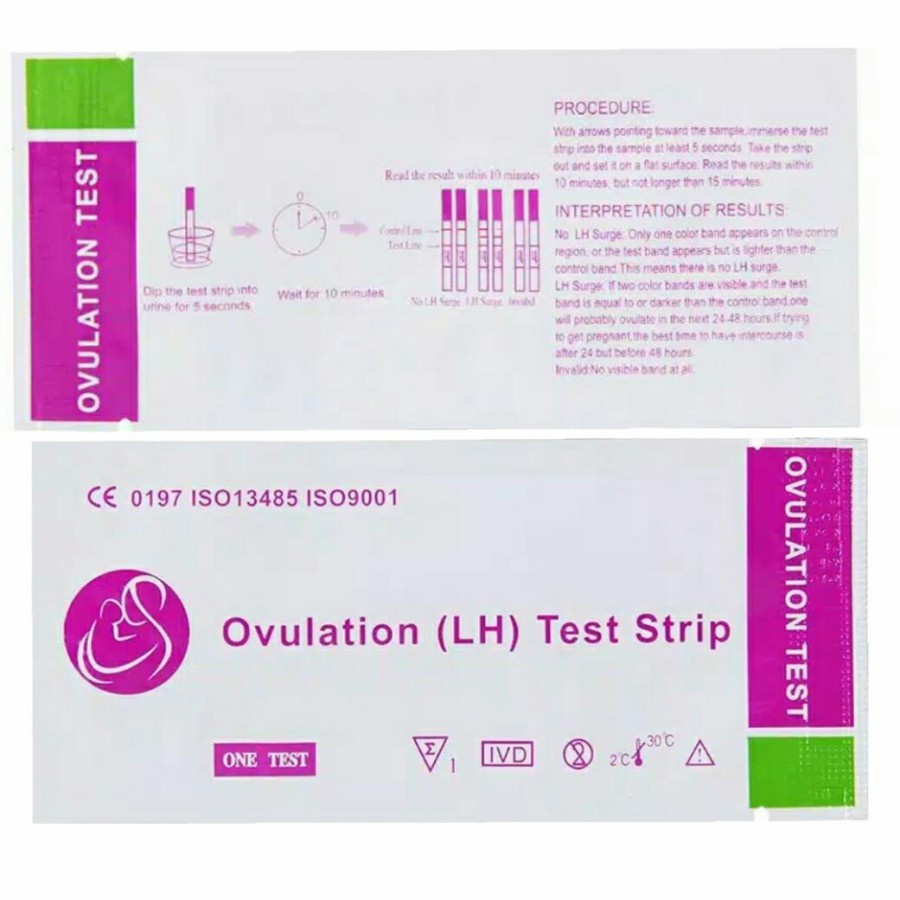 LH OVULATION TEST STRIP ALAT TES OVULASI KESUBURAN DETEKSI MASA SUBUR bukan test pack testpack hamil kehamilan