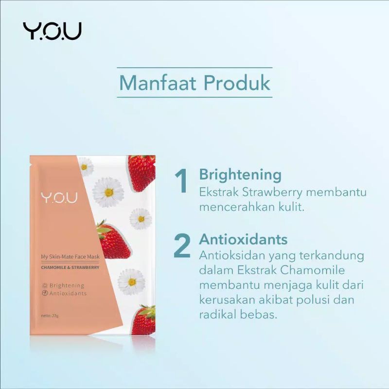 Kosmetik You Masker Wajah  My Skin Matte Face Mask