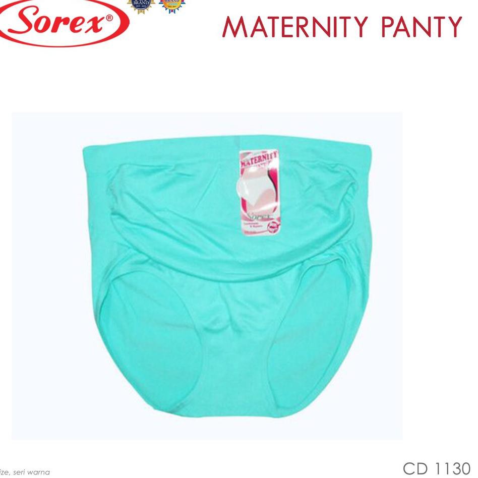 ☈ Sorex CD wanita Hamil Maternity Panty Bahan Rajut 1130 ➶