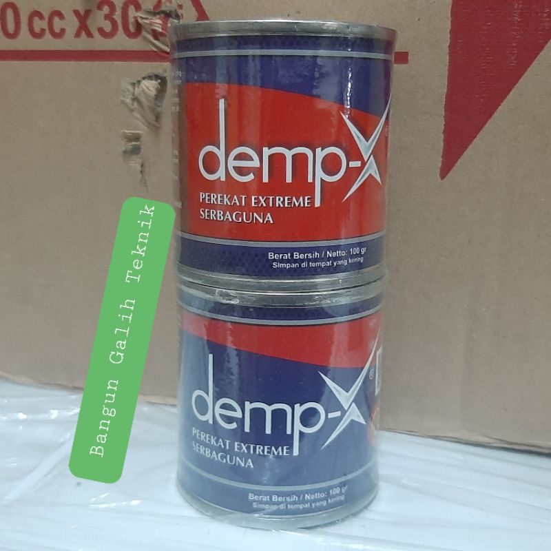 

Demp X Lem perekat Etreme Serbaguna 100+100gr