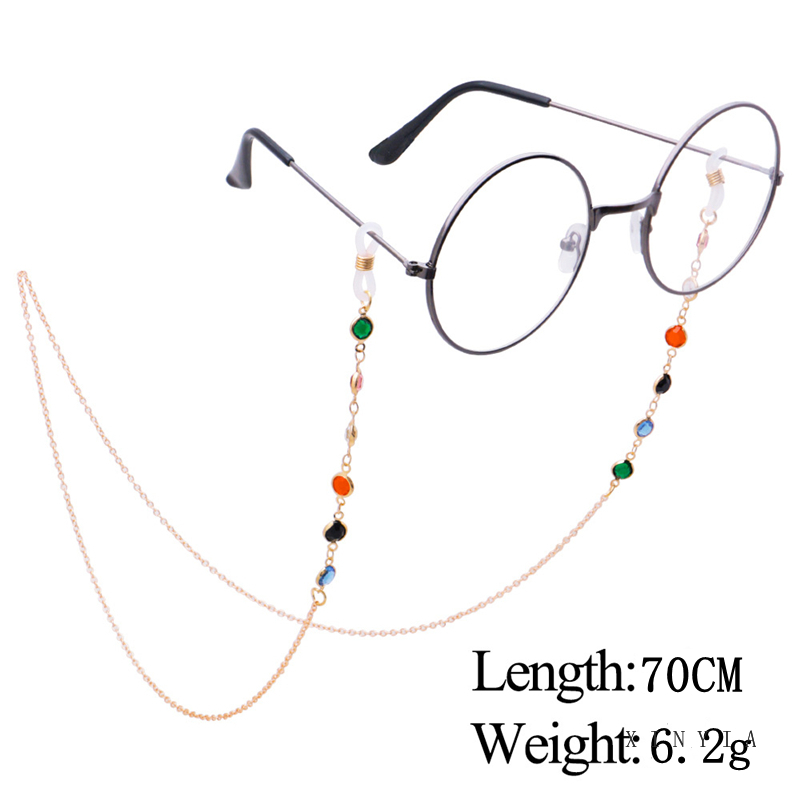 Glasses Chain Fashion All-match Mask Lanyard Hanging Neck Non-slip Glasses Chain Glasses Lanyard