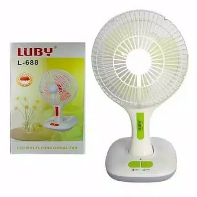 Kipas Lampu Emergency LUBY L-688