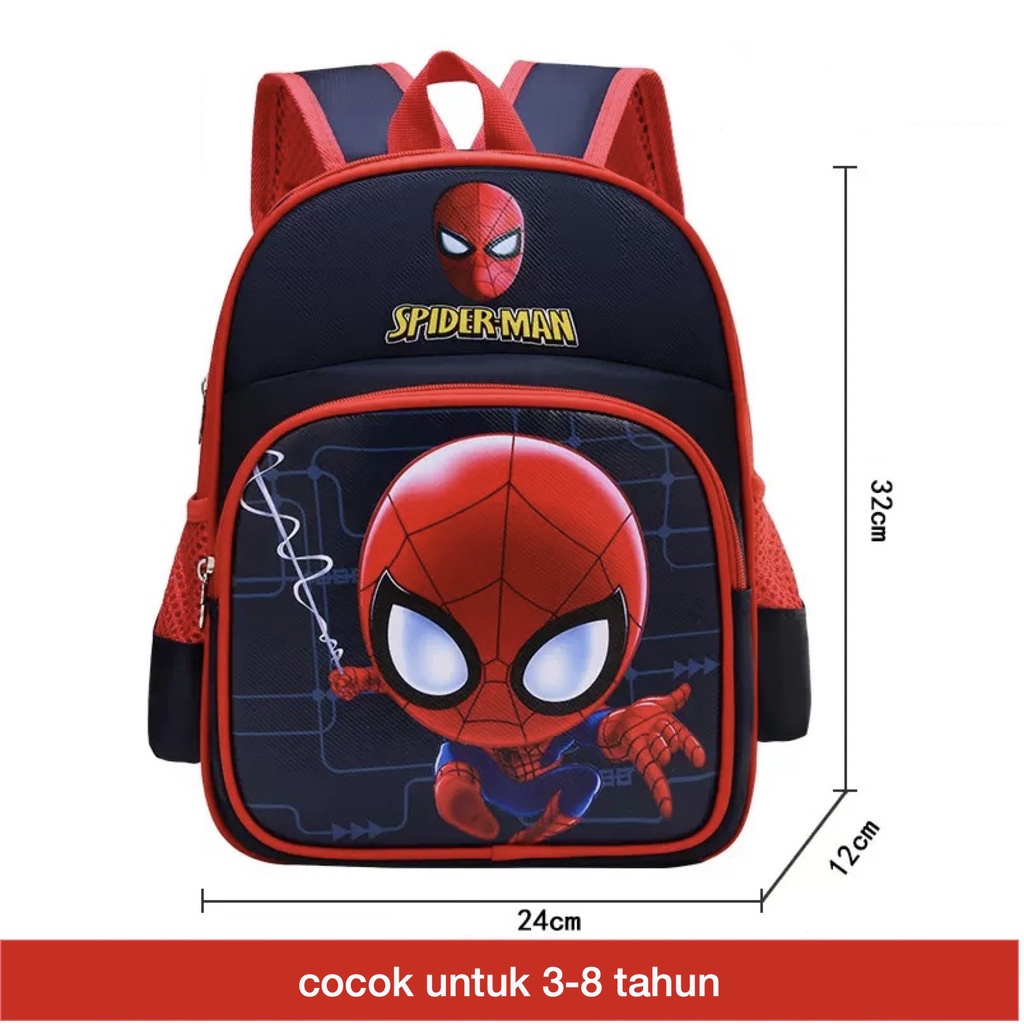 Tas Sekolah Anak Anti Air Karakter Lucu - Ransel Tas Sekolah Anak Anti Air