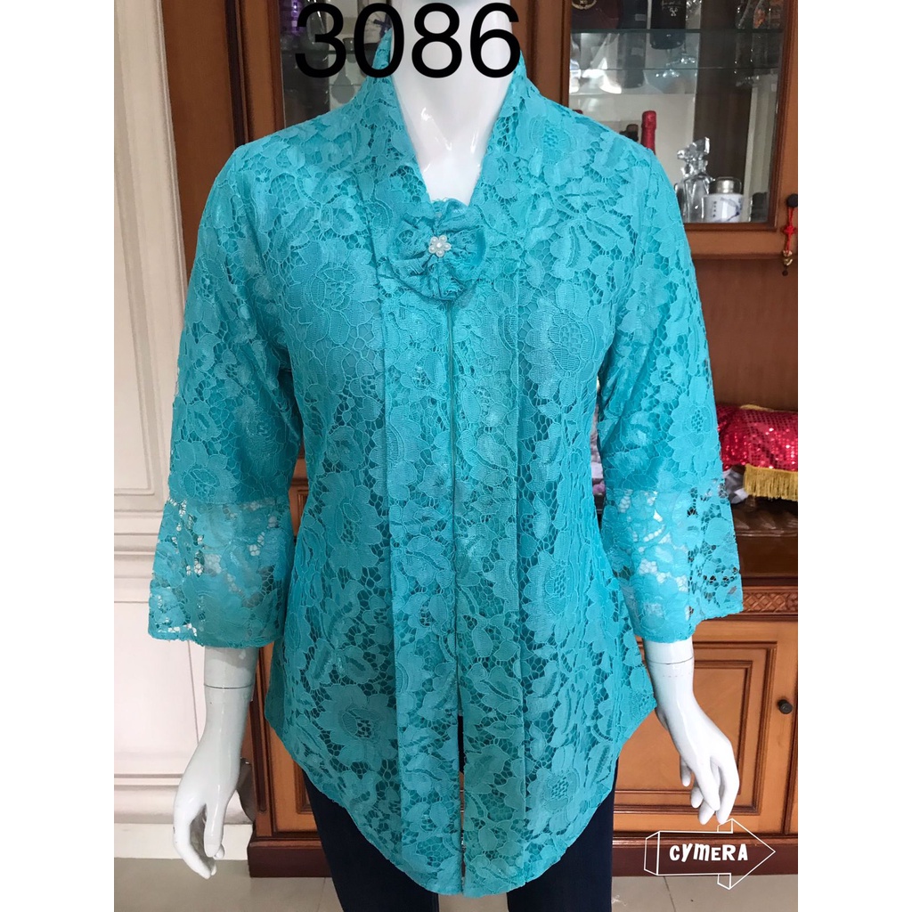 Kebaya alexuez  full brukat Bros seri warna 3086 kartini kebaya premium