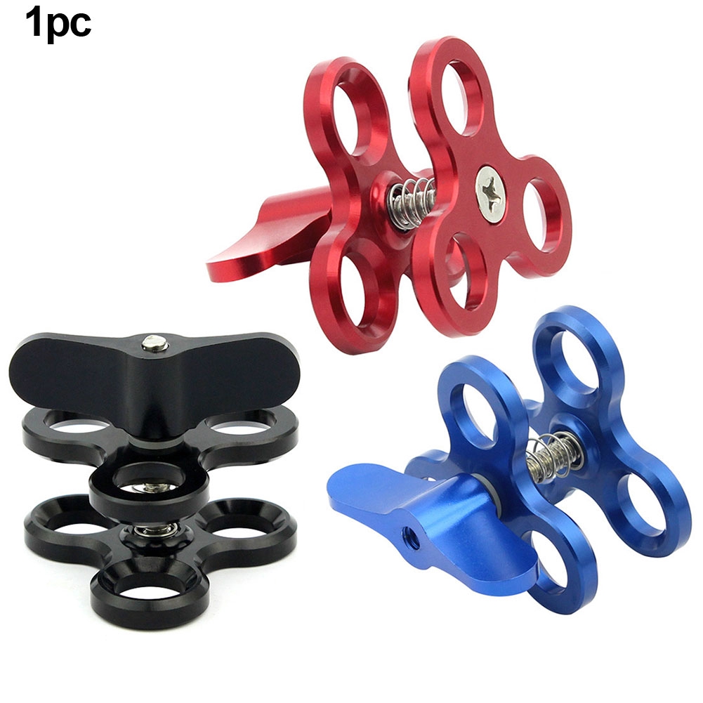 Butterfly 3 Ball Clamp Mount Adapter Camera Diving Arm GoPro Sjcam Xiaomi
