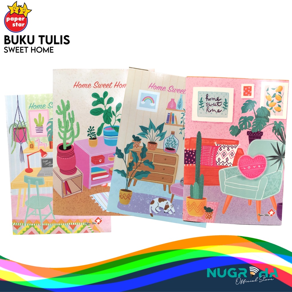 

BUKU TULIS BOXY 42 LEMBAR PAPERSTAR – SWEET HOME