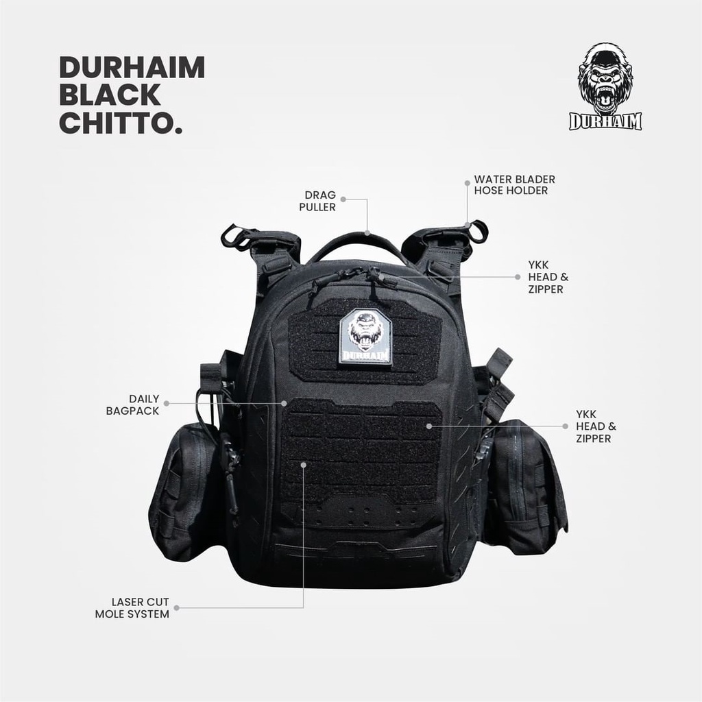 Bodyvest Durhaim Black Chito Original