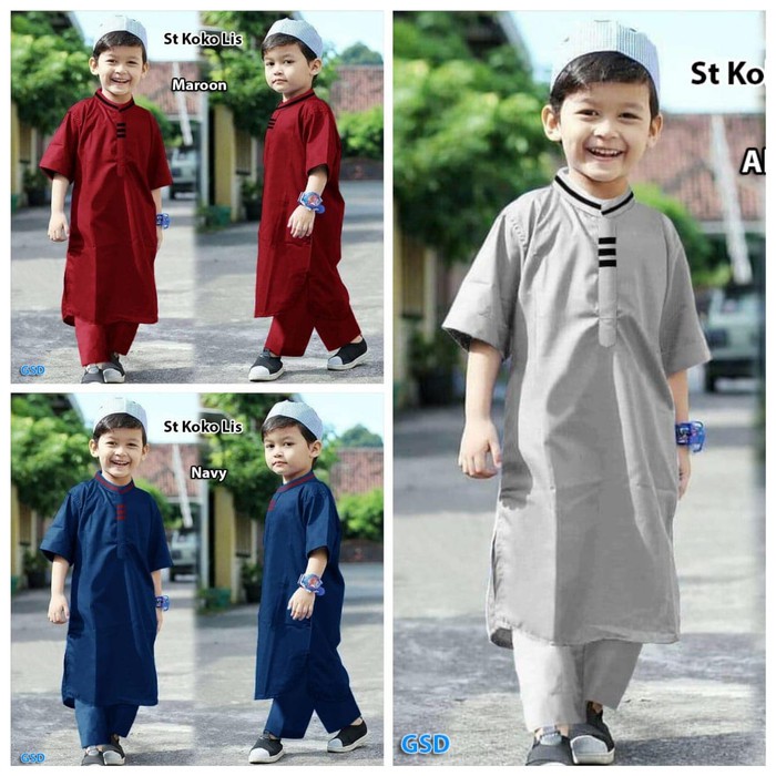 Gamis koko jubah terusan baju muslim anak laki laki taqwa takwa anak tanggung koko turki anak laki