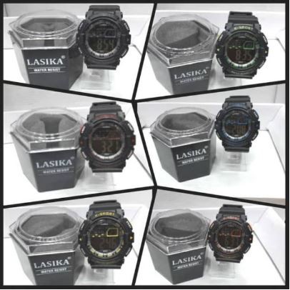 (lasika 603) jam tangan pria sporty lasika 603 WATER RESISTANT