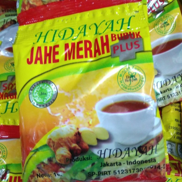 

Jahe merah HIDAYAH renceng sachet ekstrak extrak instant