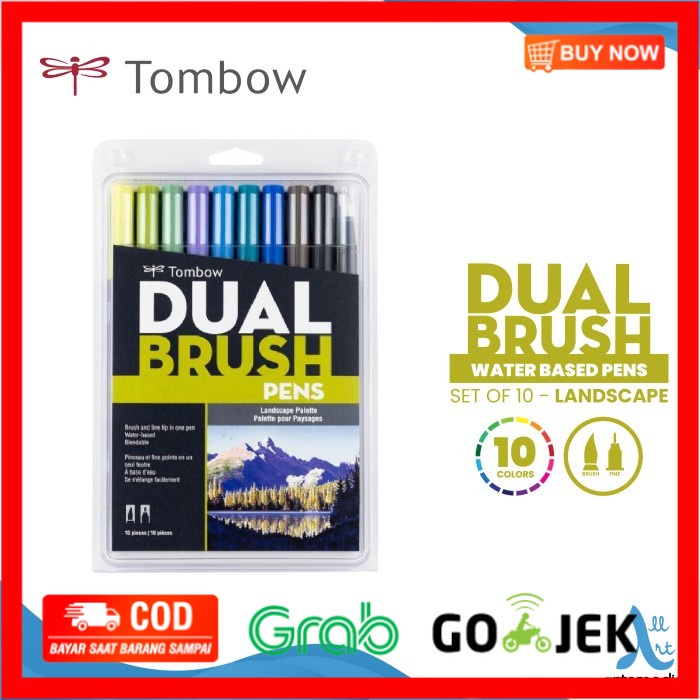 

(BISA COD) Tombow Dual Brush Pens Landscape