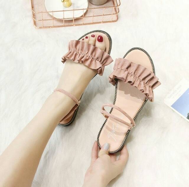 NTS 17  SANDAL TEPLEK CANTIK BESTSELLER