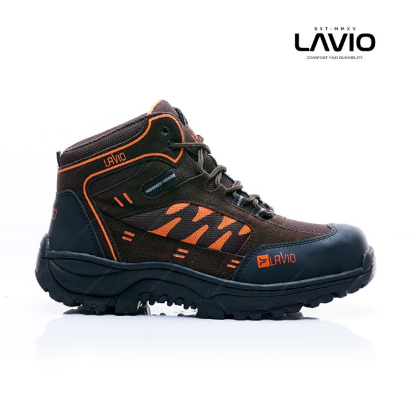 Sepatu safety Boots Big size 44-46  Outdoor pria Ujung Besi Lavio AXEL