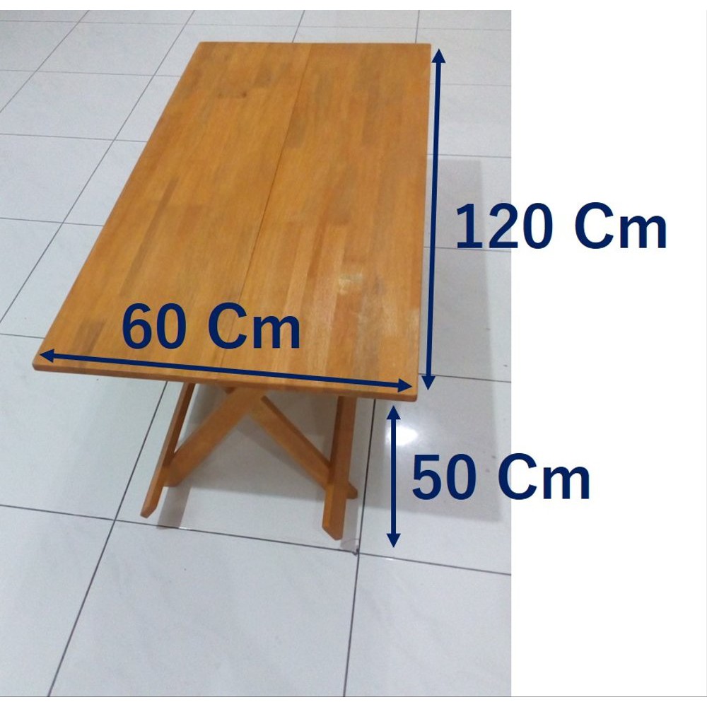 Meja Lipat Anak - 120 x 60 - tinggi 50 cm Bagus
