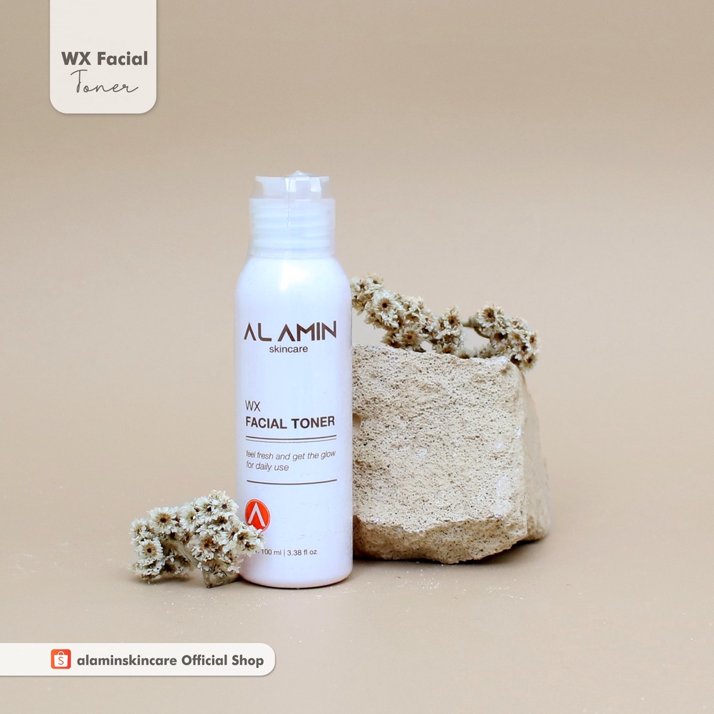 Alamin WX Face Toner | Penyegar Wajah Whitening/Pencerah/Glowing |