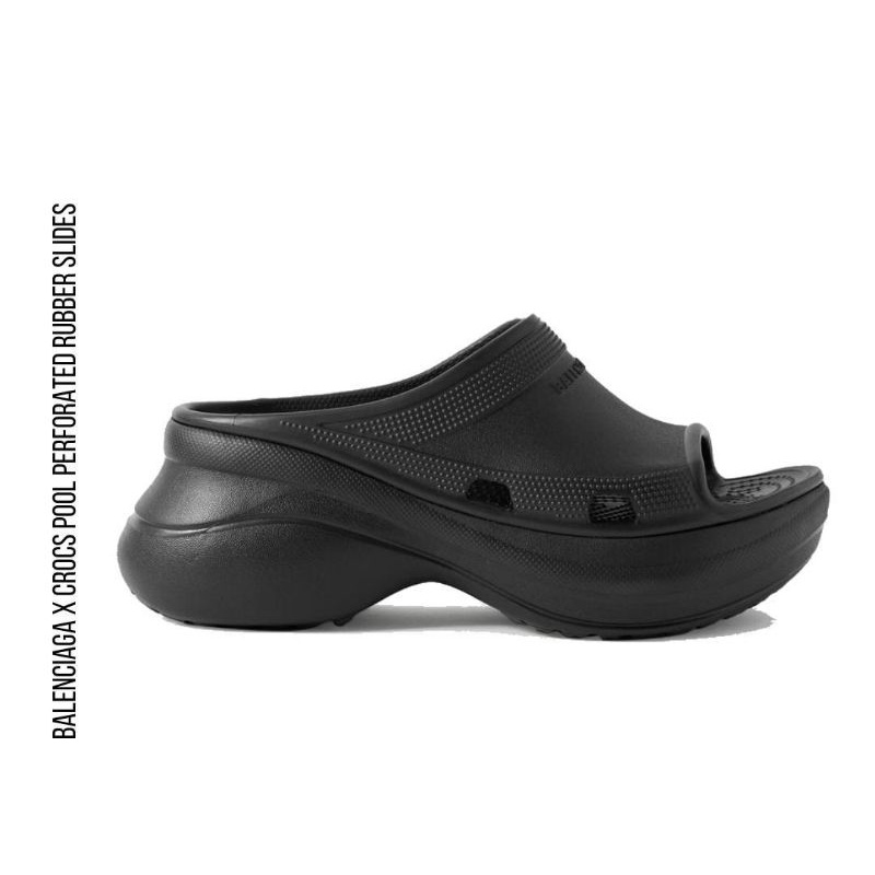 sandal crocs slide  / Sandal fuji / Sandal wanita crocs x poll wedges