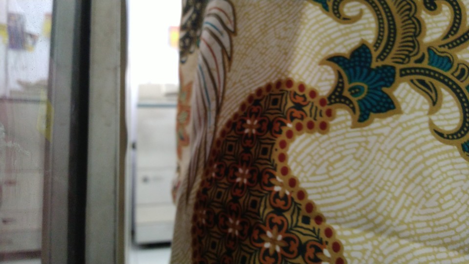 Kemeja Batik Semi Sutra Silky Lengan Panjang Batik Nu Batik Pekalongan Seragam  Kerja Solo 864288524