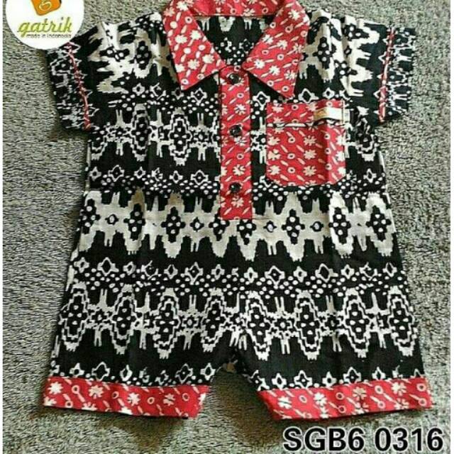 Batik Anak Bayi Laki-laki SGB6 (0-12) bulan