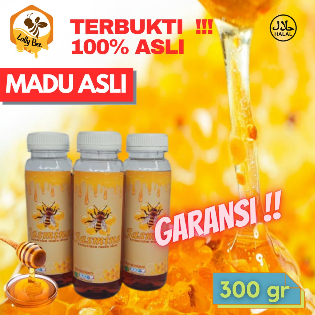 

MADU ASLI Madu Murni Madu Hutan Asli Madu Multiflora Madu Jasmine 300 gram / 300gram