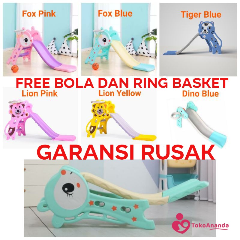 Perosotan Anak Murah FREE Bola dan Ring Basket Shopee Perosotan Anak Murah FREE Bola dan Ring Basket Shopee