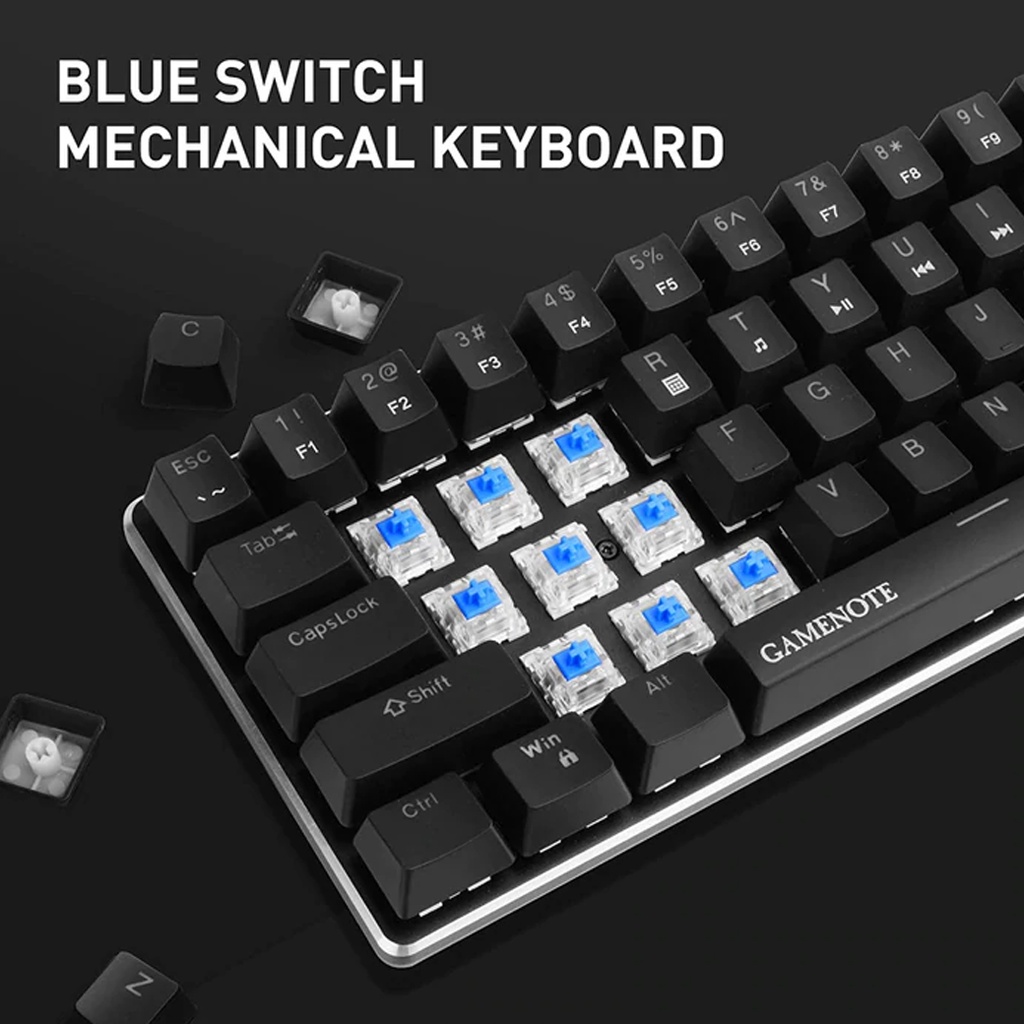 Havit KB512L 60% Rainbow 71-Keys Mechanical Gaming Keyboard