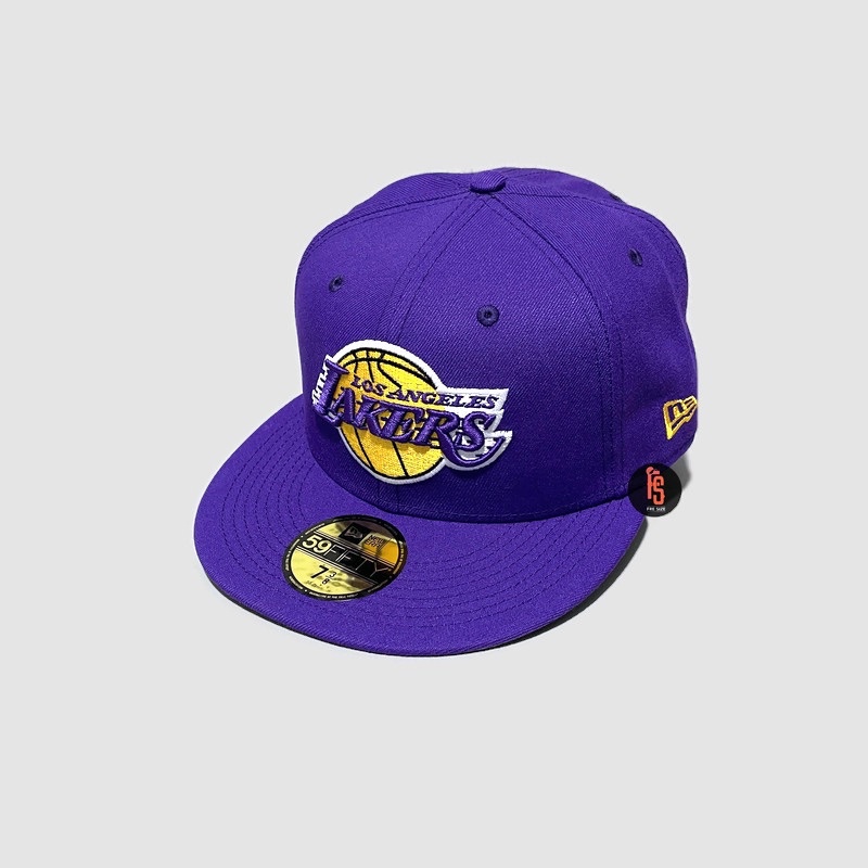 TOPI NEW ERA ORIGINAL 5950 LOS ANGELES LAKERS PURPLE