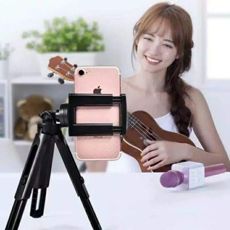 Tripod Support Mini 4 Level Ketinggian Tripod Support Free Holder U Phone Holder