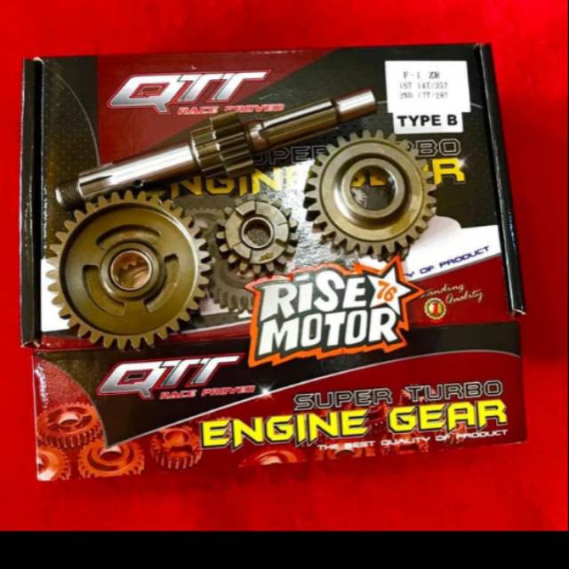 GEAR RATIO  QTT F1ZR FORCE 1 TYPE B 14 35 17 28