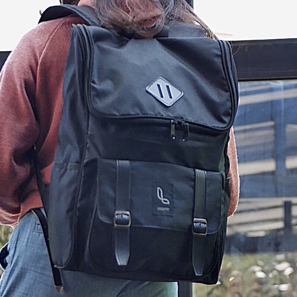 STRUGGLE BLACK |ManNeedMe x URBAN| Tas Ransel Pria Wanita Punggung Backpack ORIGNAL