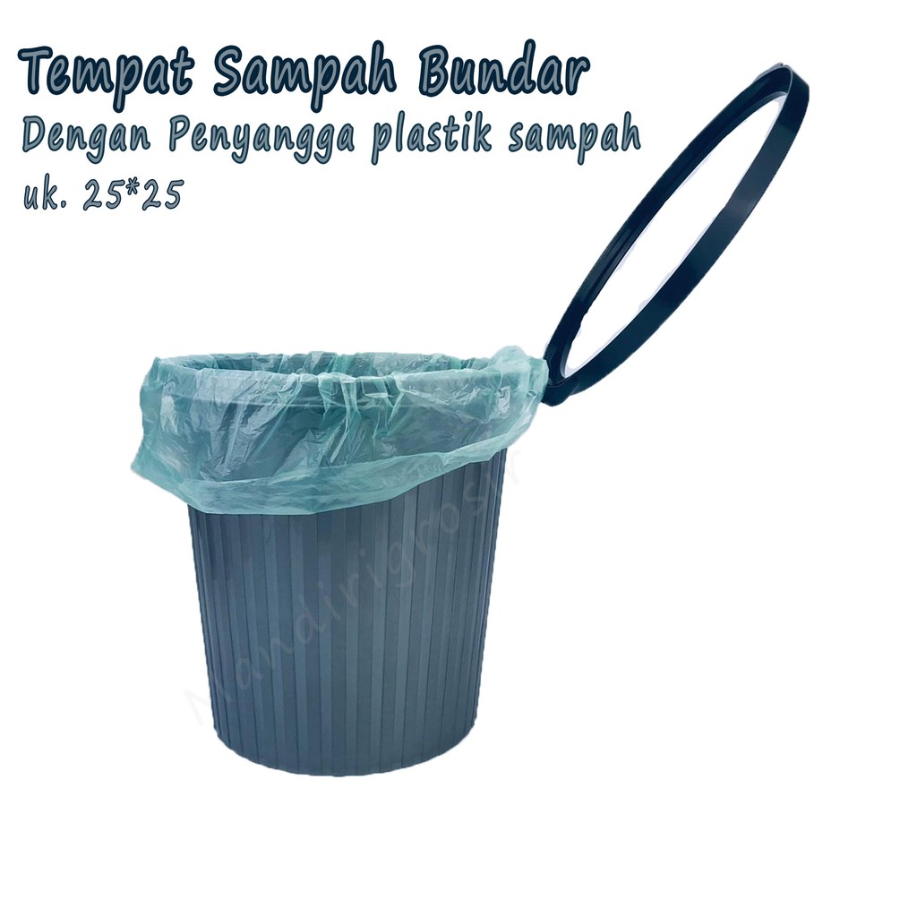 Tempat Sampah * dengan penyangga * Tempat Sampah *  Moscow * 25*25cm