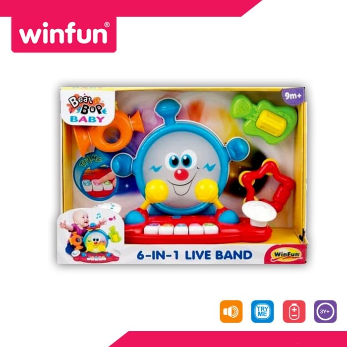 Winfun 6 In 1 Live Band 9m+