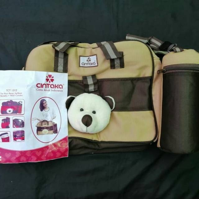 Megasari,tas bayi aplikasi boneka