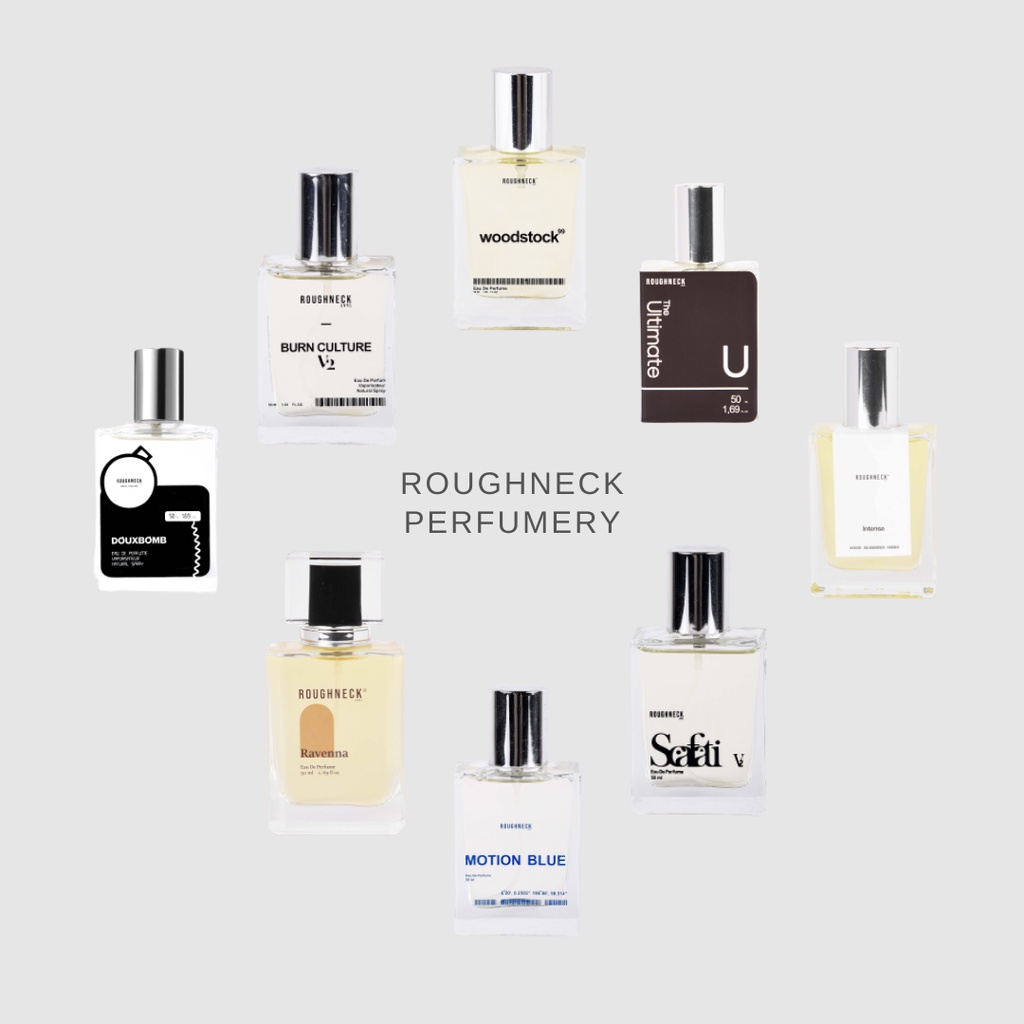 BUNDLING 7 jenis Tester 5 ml ALL VARIANT Roughneck Perfume (Burn Culture V2, Scafati V2, Ravenna, Wo