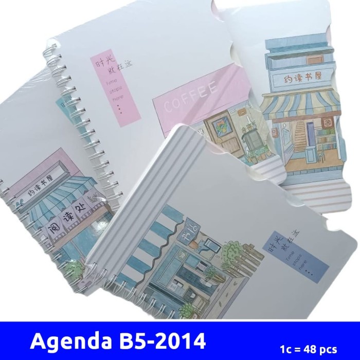 

B5-2014 Agenda/Diary Notebook Time Stop Here (pcs)