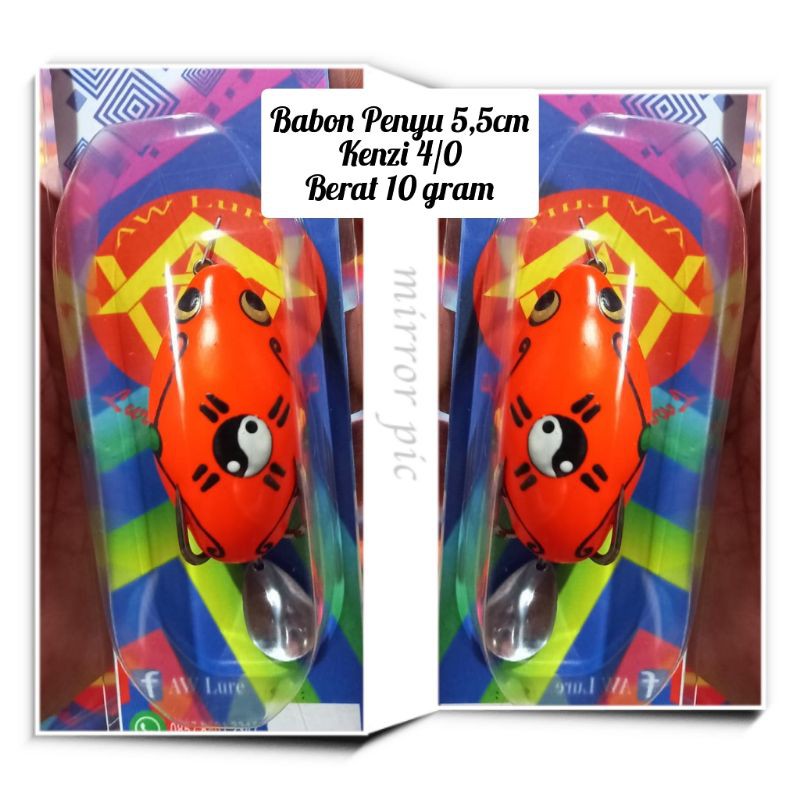 umpan casting soft frog AW LURE