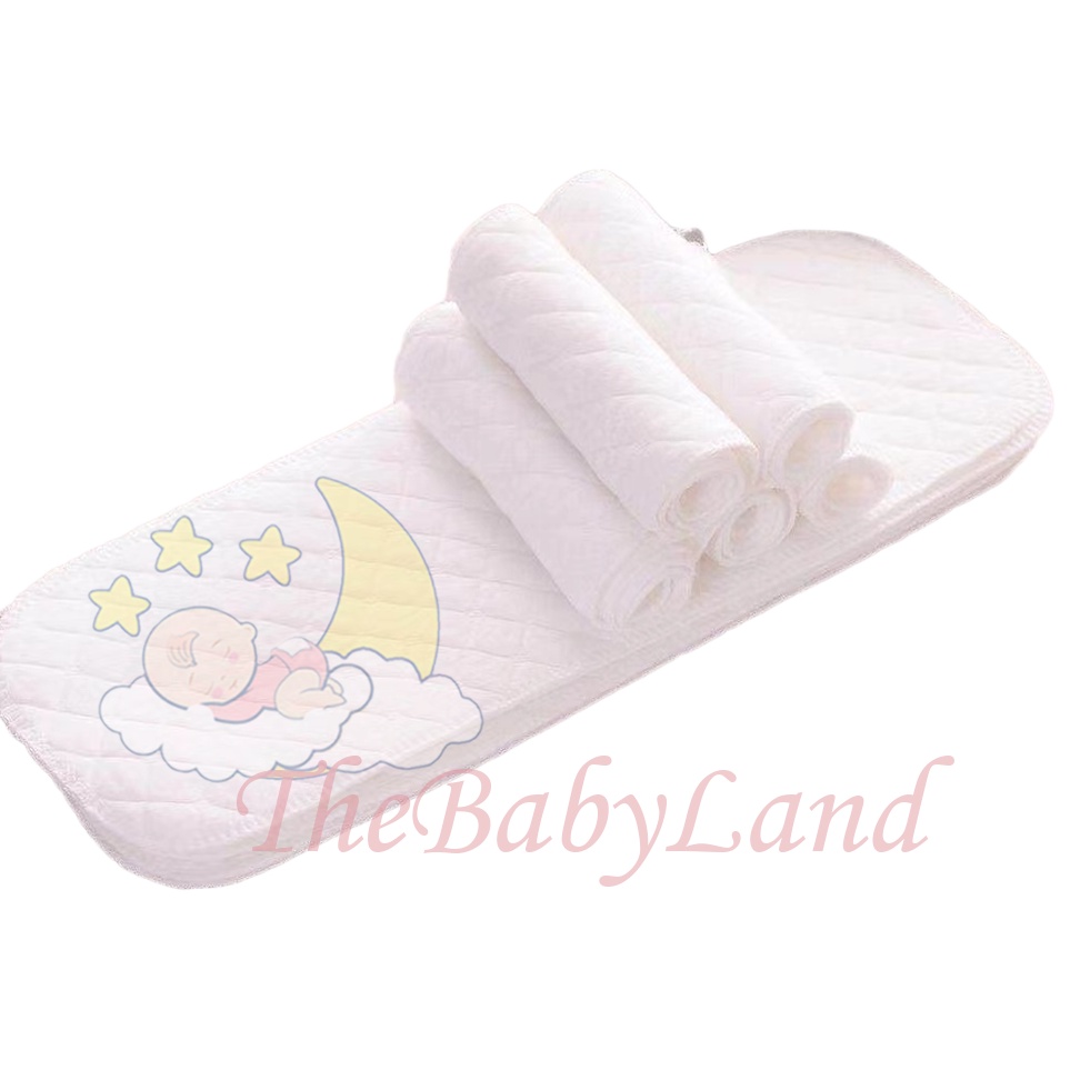 [1KG 108PCS] Babyland Insert Popok Kain Klodi Cloth Diaper Bayi Dapat Dicuci