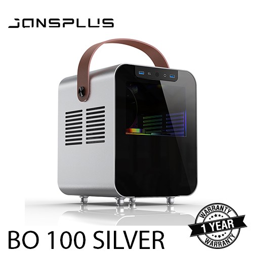 JONSPLUS CASE BO 100 ALUMINIUM CASING MINI ITX SILVER