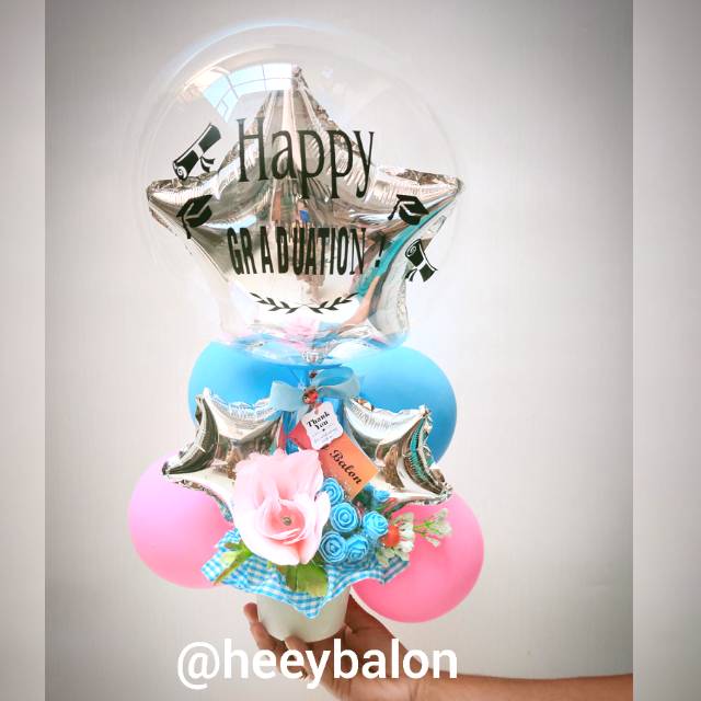 Balon Box / Balon Ultah / Balon Wisuda / Balon Graduation / Buket Wisuda /Balon Snack /Hot Air Balon
