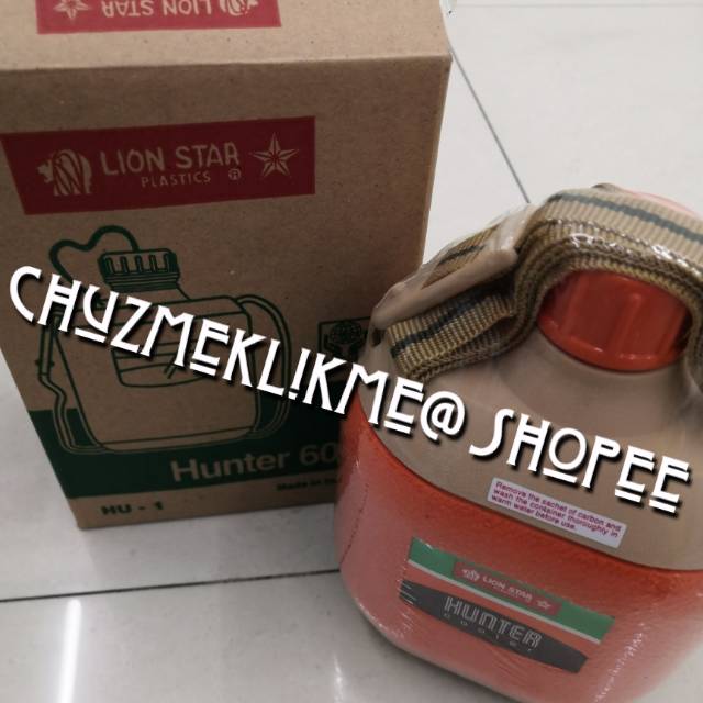 Botol minum Hunter cooler lion star HU-1 600 ml/Botol air hunter cooler 600 ml