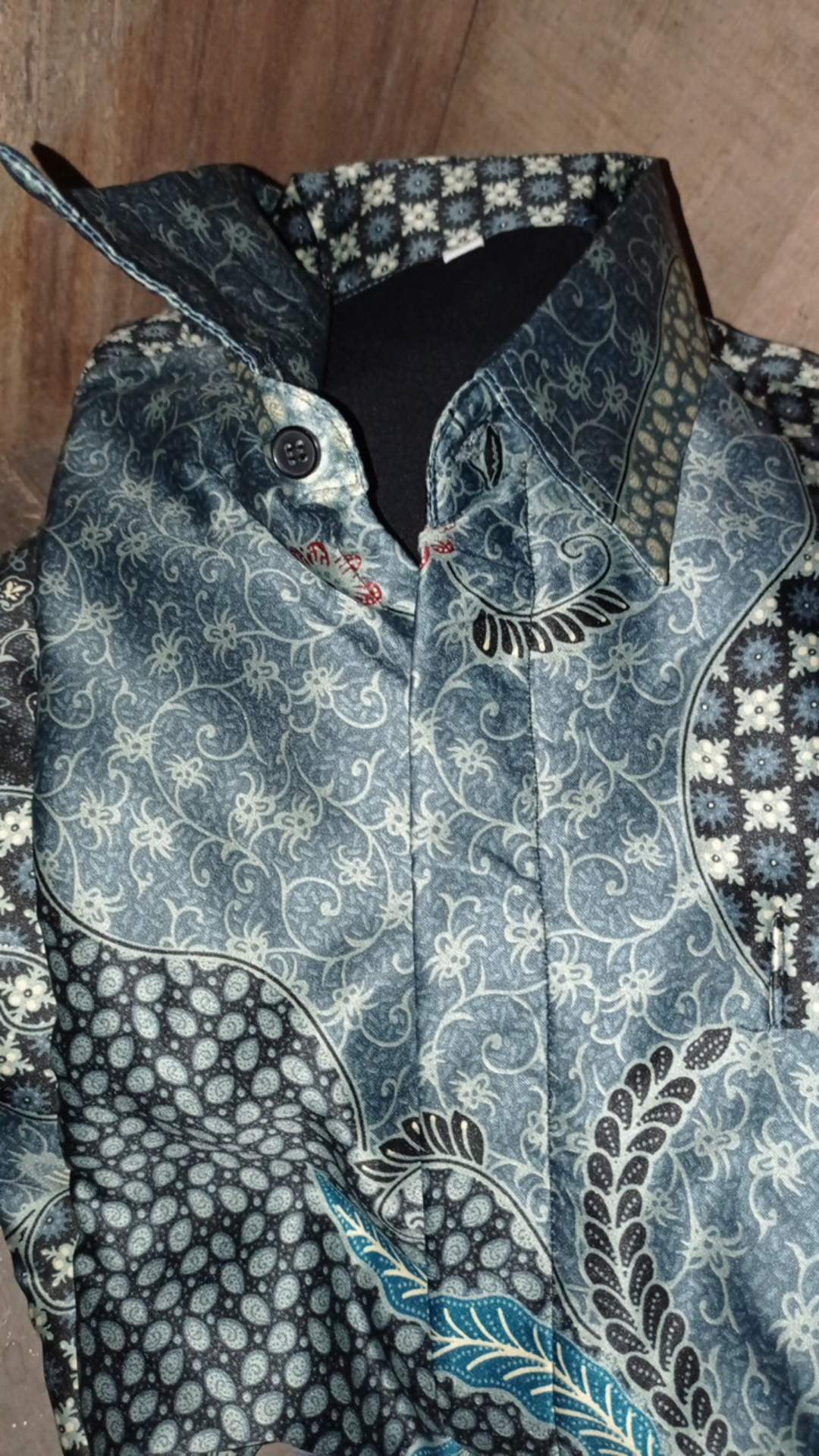 Baju Hem Batik Semi Sutera Lengan Pendek Furring Dalam Elegan Original Produk #batik #semisutera