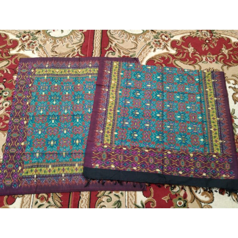 Tenun Palembang Blongket Dodot Sutra 50%