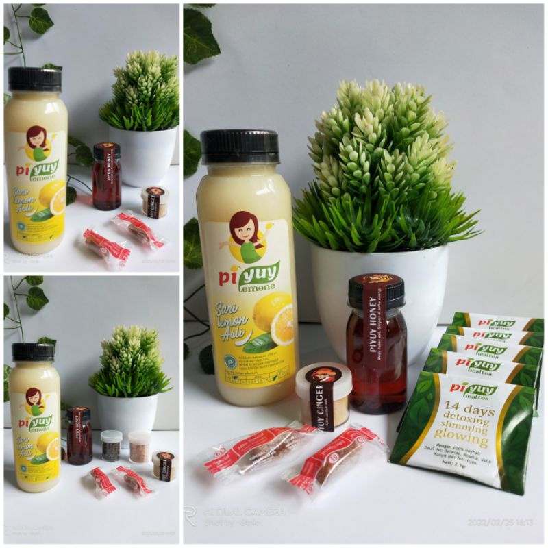Paket Piyuy Lemon Piyuy Honey Piyuy Healtea Teh Piyuy Teh Herbal Teh Detox