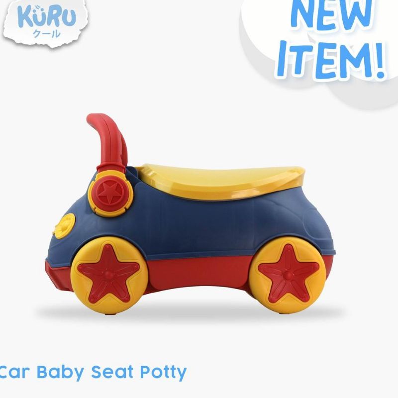 KURU Baby Potty Training Car Series - Pispot Train Anak Motif Mobil