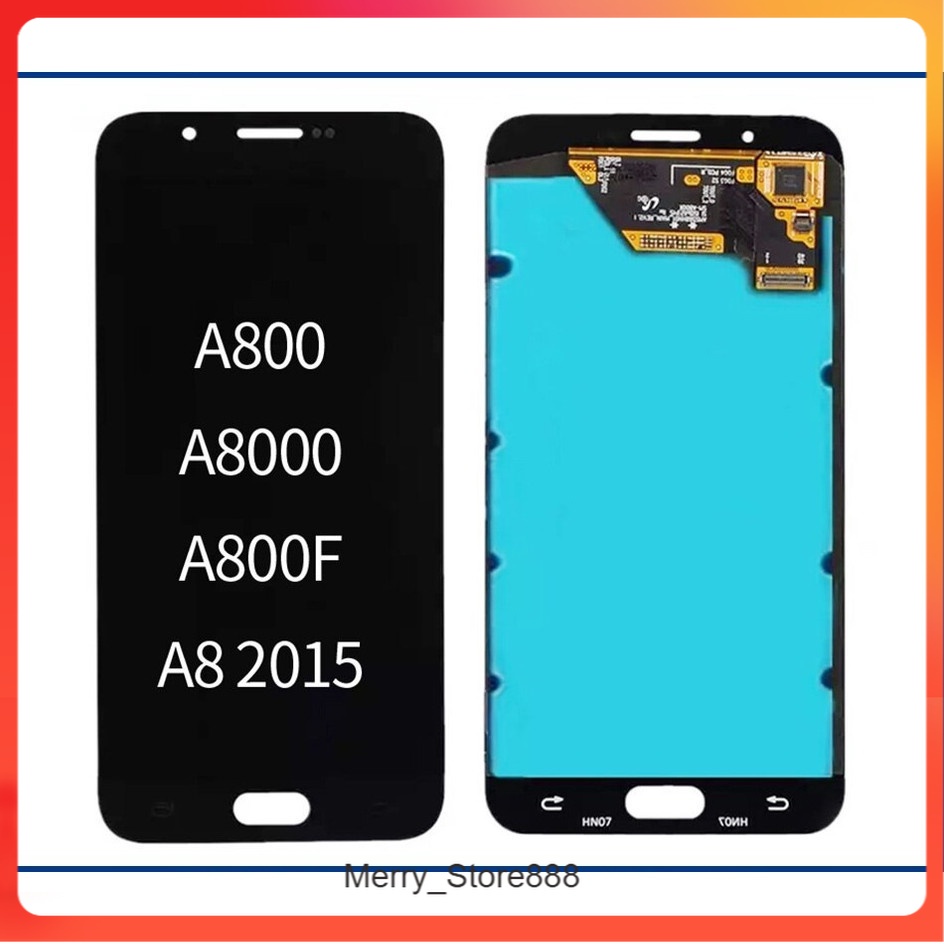 LCD TS Touchscreen Fullset Samsung A8 2015 A800 A8000 OLED BLACK WHITE