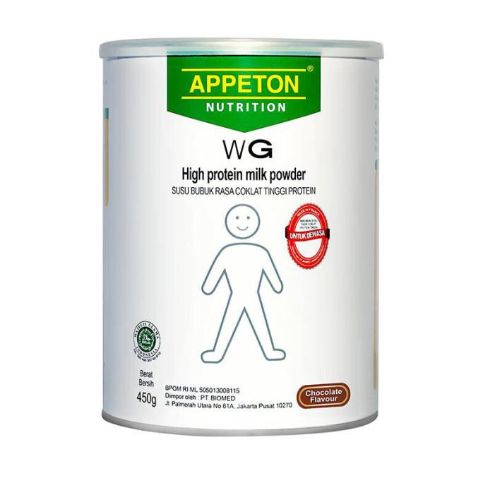 

[[BISA COD]] 450 Gr APPETON Weight Gain Adult - Coklat - 450Gr - Coklat BERGARANSI Kode 1298