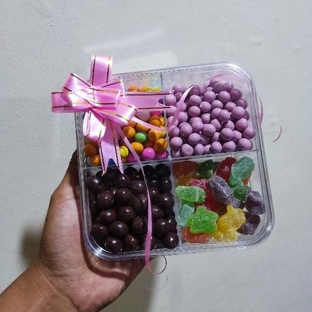 

parsel biskuit coklat toples 4 sekat