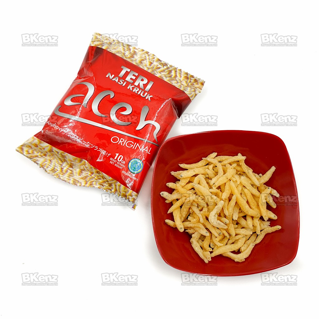 

Aceh Teri Nasi Kriuk Teri Medan Oven Crispy Krispi Siap Makan Sachet 10gr Ecer FREE Bubble Wrap