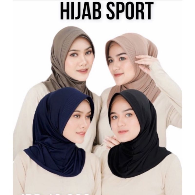 ❤️LILY❤️ Hijab sporty | hijab olahraga | hijab kekinian | hijab instan | ukuran S