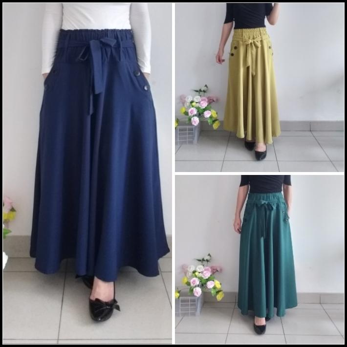 Rok Panjang Wanita Muslim Rok Lebar